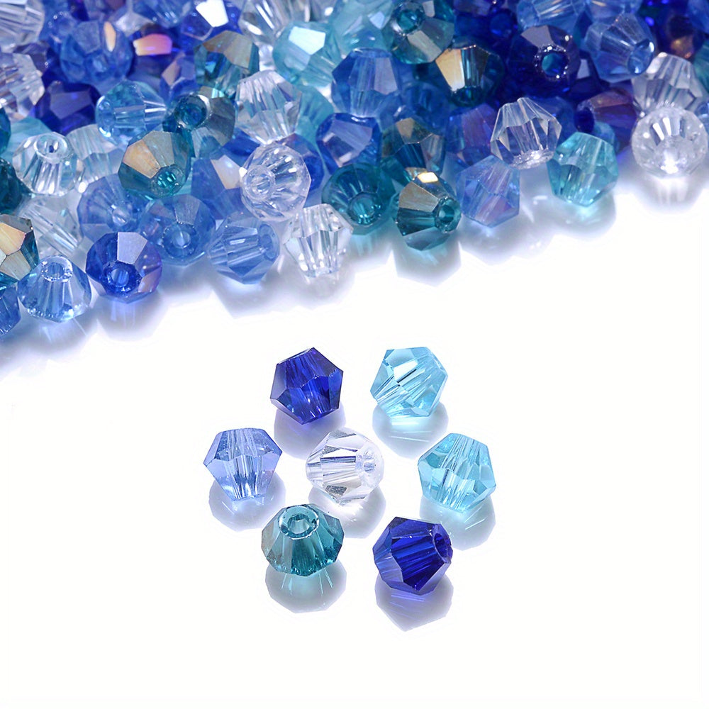 AB Multicolor Diamond Faux Crystal Beads