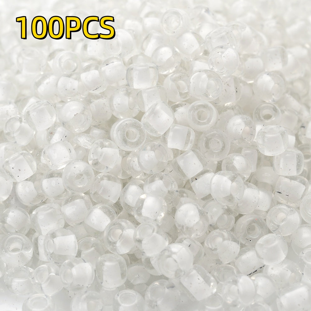 100pcs 4mm Vibrant Czech Glass Seed Beads