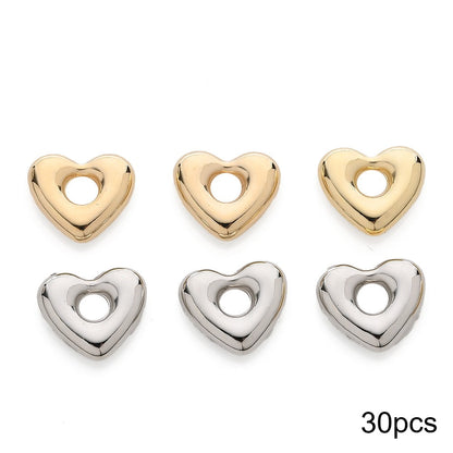 Star Heart CCB Beads