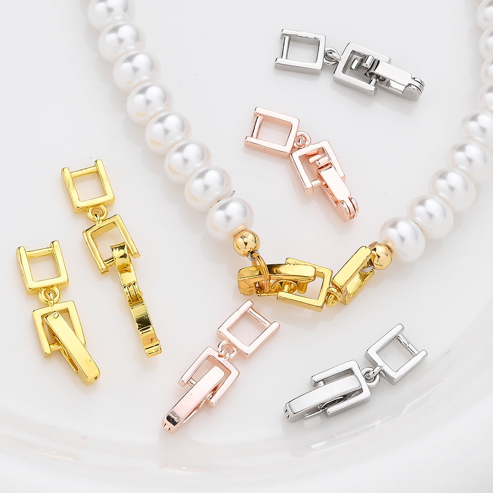 Square Double Clasp Connectors