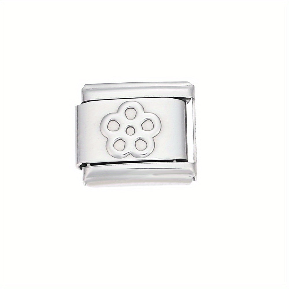 Flower Alloy Bracelet Module