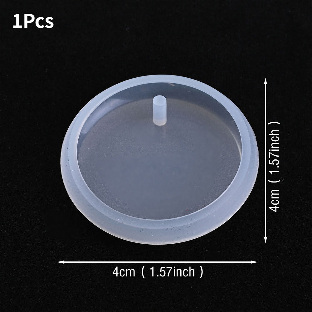 Transparent Silicone Pendant and Keychain Molds