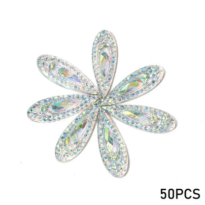 AB Iridescent Resin Teardrop Ornaments