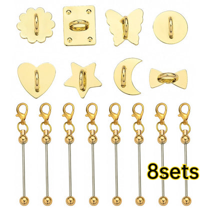DIY Keychain Making Kit with Flatback Charms