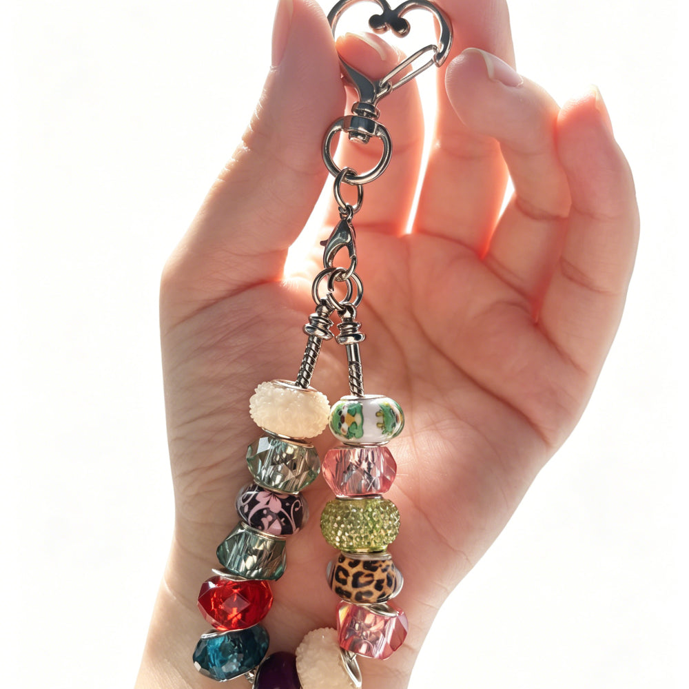 Blank Beadable Keychain Set