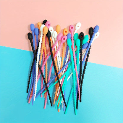 18 cm Silicone Reusable Cable Ties