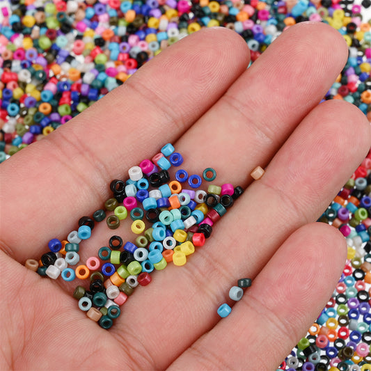 10g 3mm Multicolor Glass Beads
