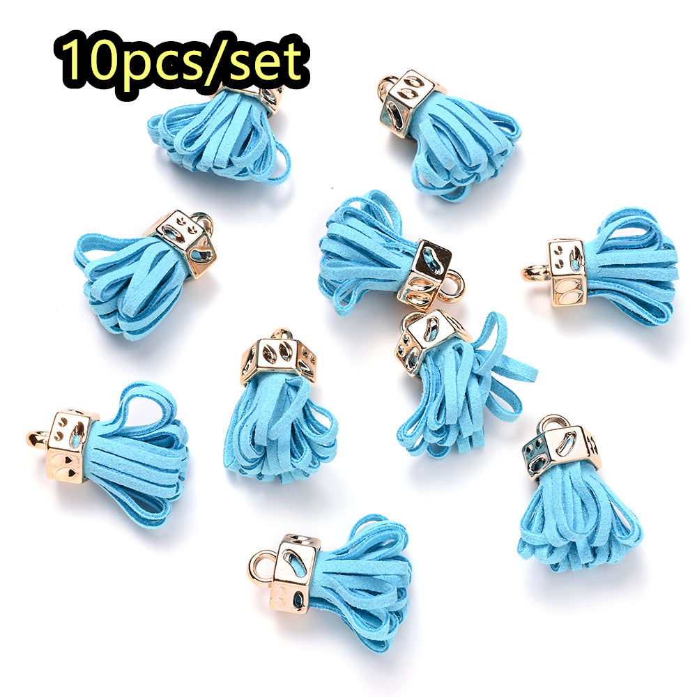 Fashion Mini Colorful Fringe with Golden Cap