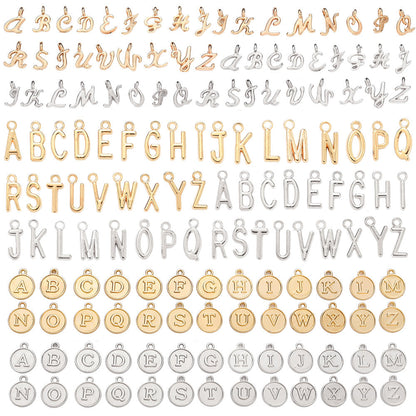 78/156PCS A-Z Alloy Letter Pendant Set