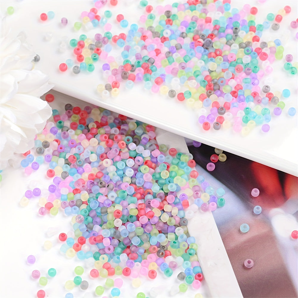 Colorful Frosted Seed Beads