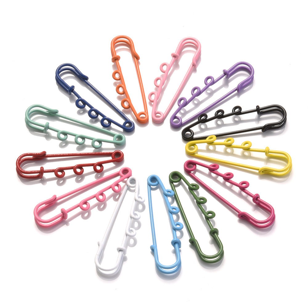 Colorful Enamel Safety Pins