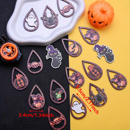 Halloween Wooden Pendants