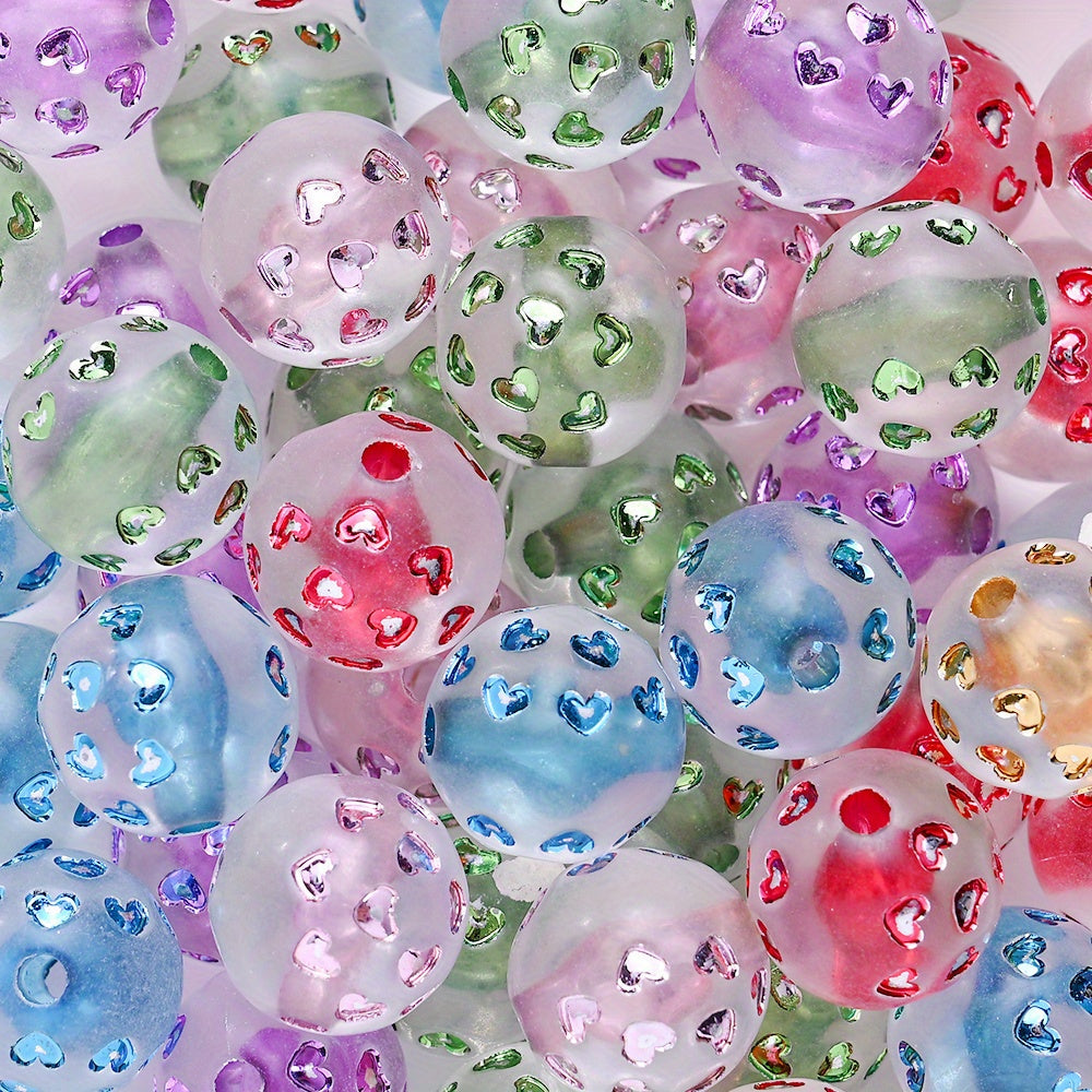 Starfish Heart Acrylic Beads