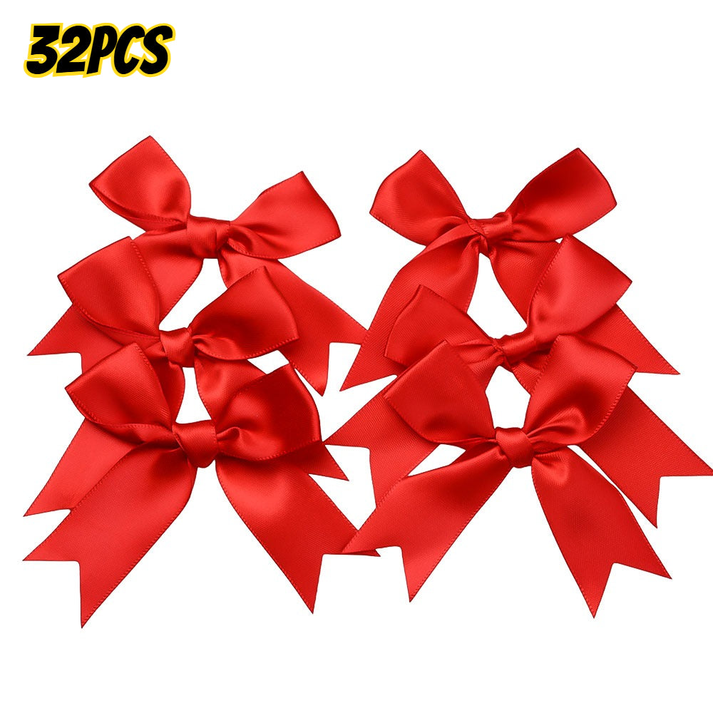 32-Piece Random Satin Ribbon Bow Set