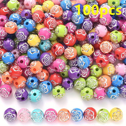 Irregular Shape Acrylic Beads