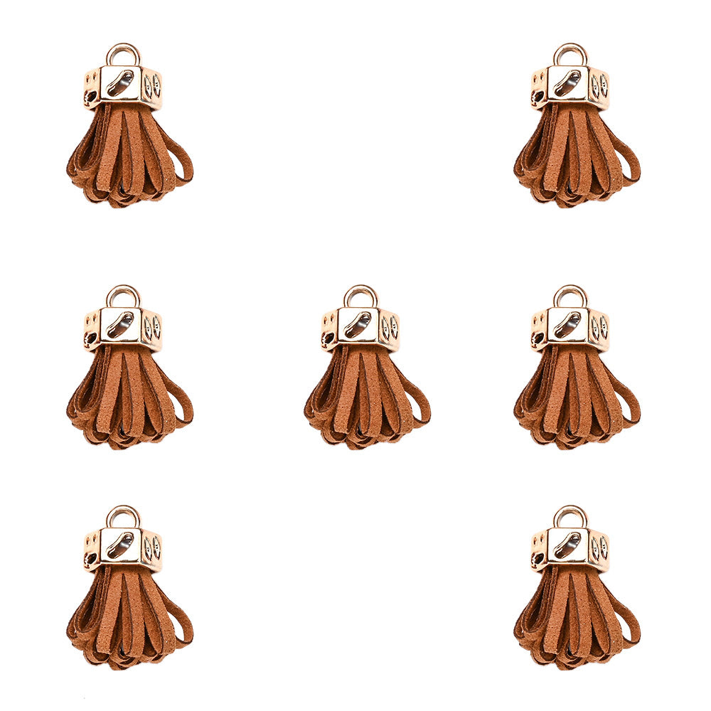 Fashion Mini Colorful Fringe with Golden Cap