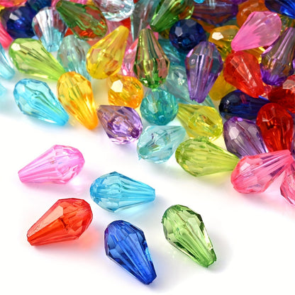 Water Drop Acrylic Beads