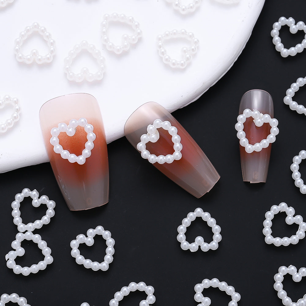 Love Acrylic Pearl Beads