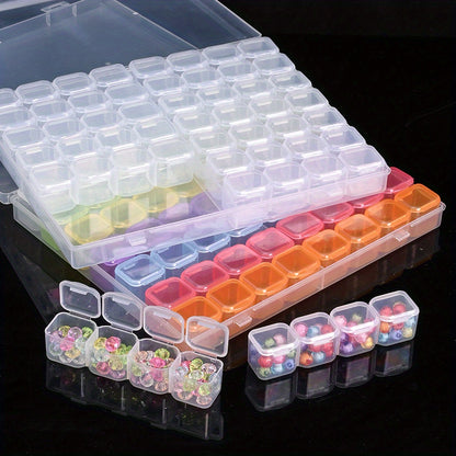 56 Grids Adjustable Plastic Storage Box