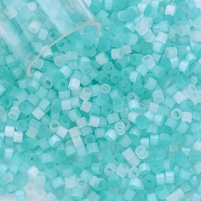 Silk Cat's Eye Glass Beads