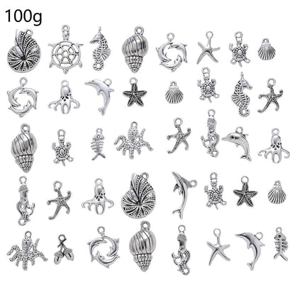 Marine Animal Metal Pendant Charms