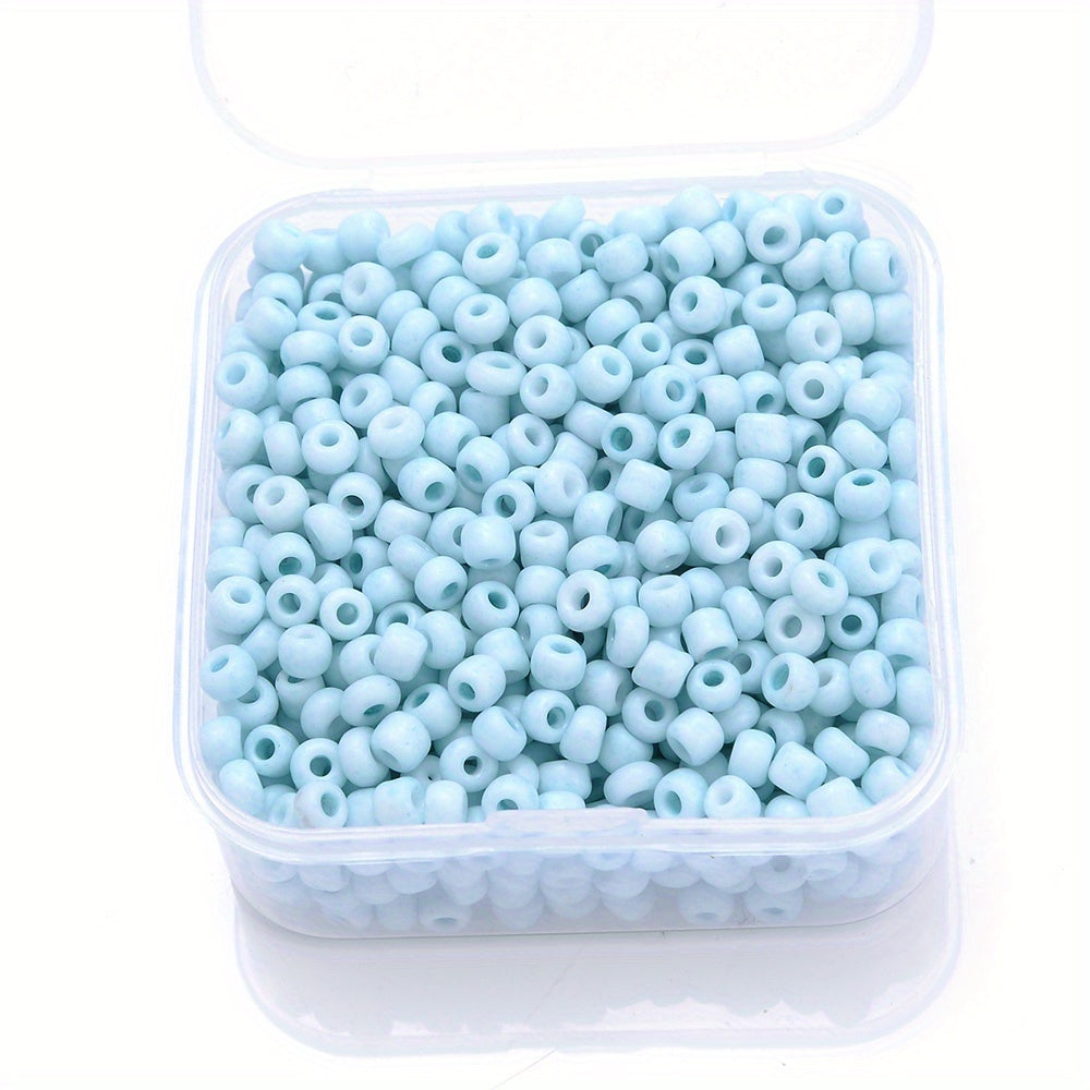 1000PCS 3mm Macaron Multicolor Glass Seed Bead Set