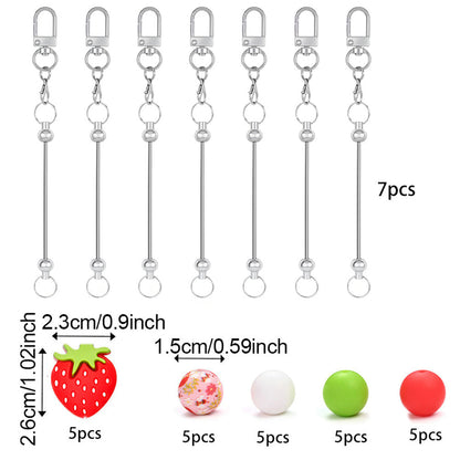 Strawberry Theme Keychain Making Kit