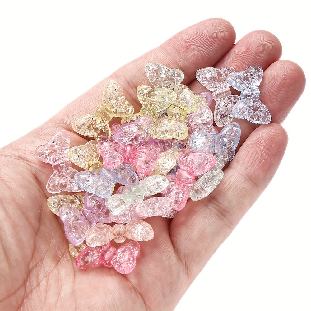 20PCS 14×22mm Acrylic Bow Beads