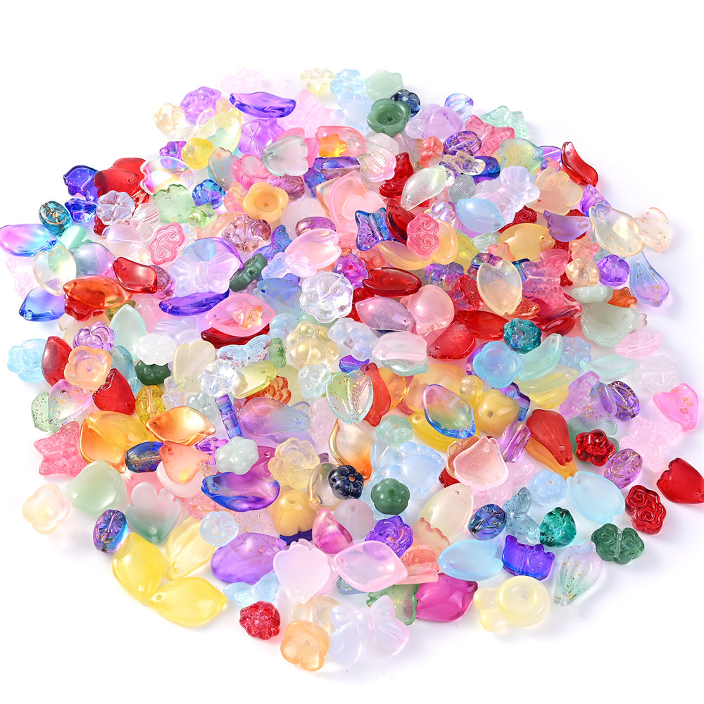 Mixed Style Glass Loose Beads