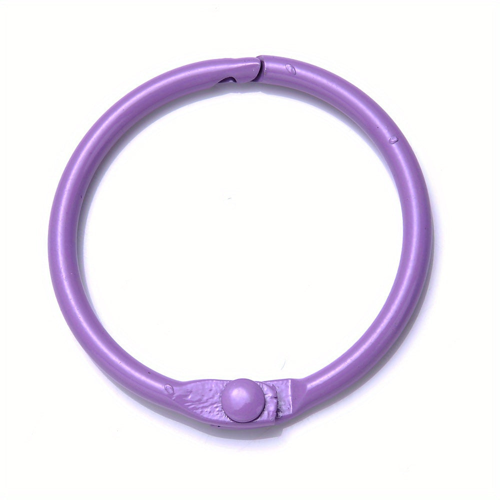 Colorful Alloy O-Ring Spring Clasps