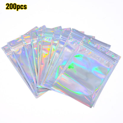 Holographic Resealable Packaging Bags