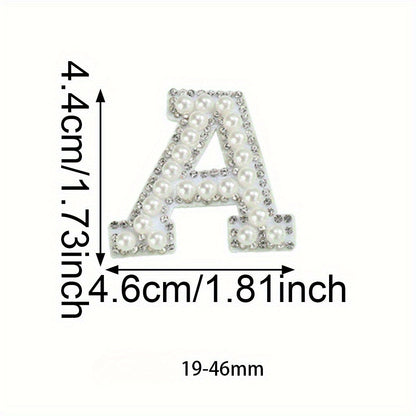 1PC Alphabet Letter Bead Patch