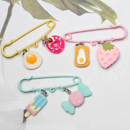 Colorful Enamel Safety Pins