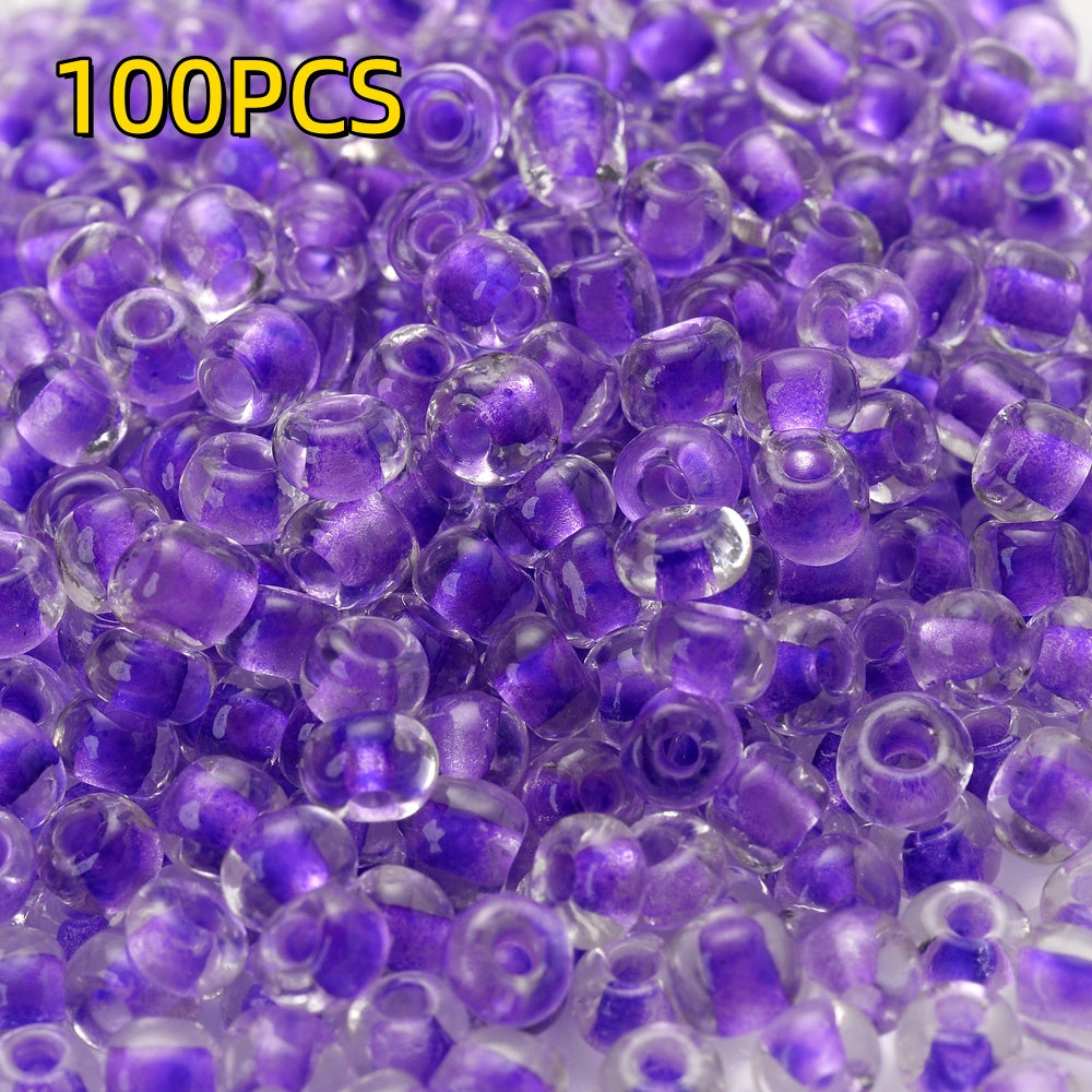 100pcs 4mm Vibrant Czech Glass Seed Beads
