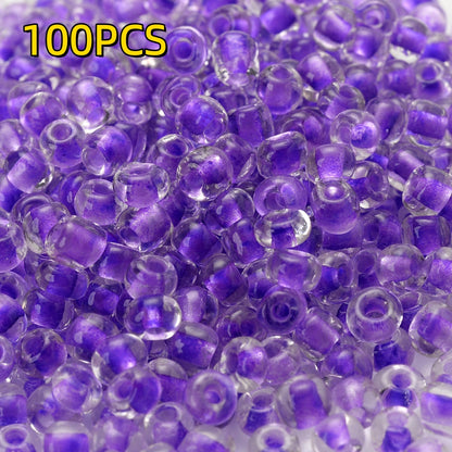 100pcs 4mm Vibrant Czech Glass Seed Beads