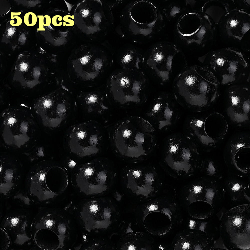 Long Unfinished Wooden Tube Beads