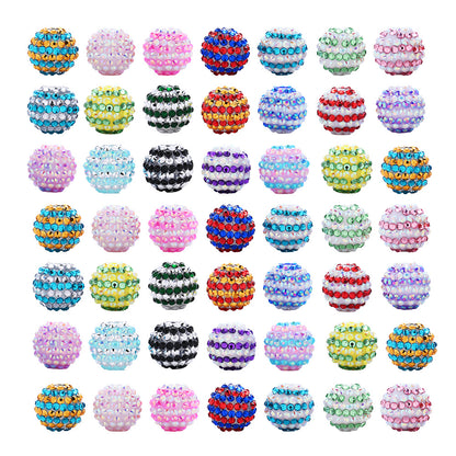 Vintage Rhinestone Disco Ball Beads