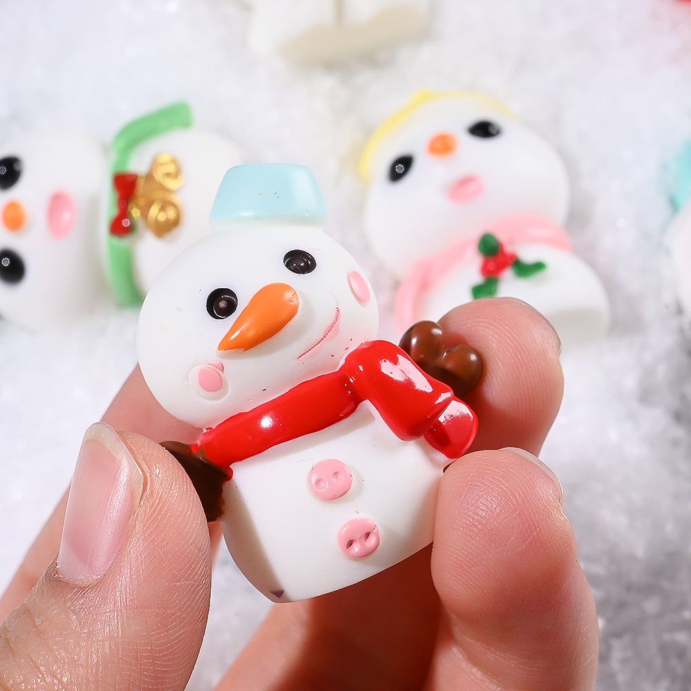 Christmas Snowman Mini Decorative Statues