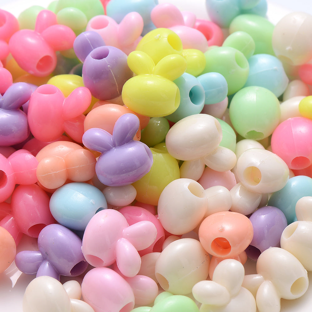Acrylic Rabbit Beads