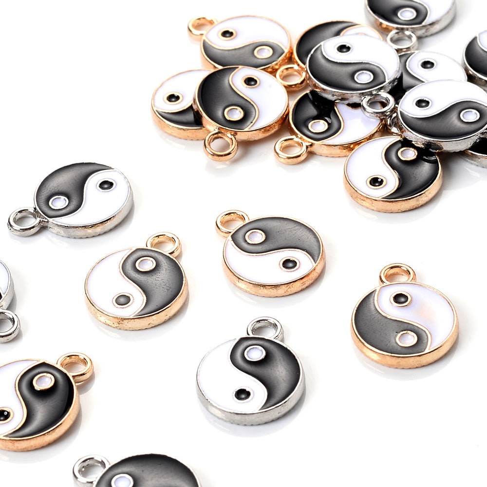 Yin Yang Alloy Pendants