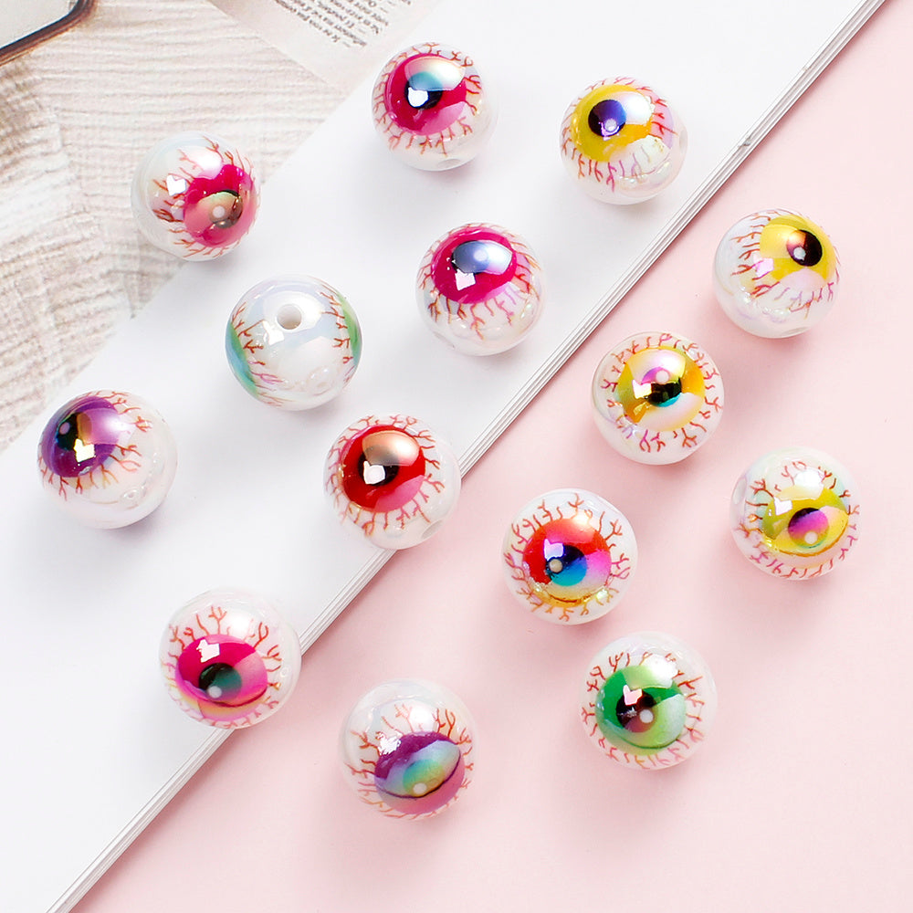 20pcs 16mm Acrylic Eyeball Beads