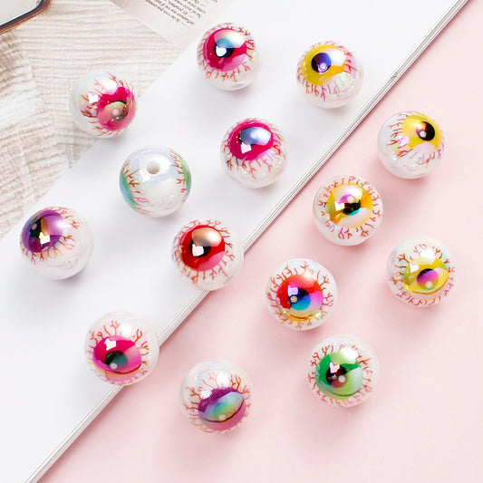 20pcs 16mm Acrylic Eyeball Beads