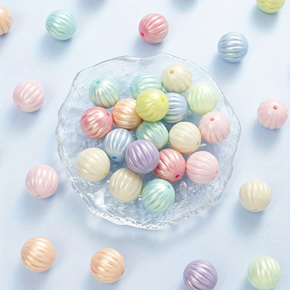 Macaron Pumpkin Acrylic Beads