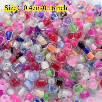 100pcs 4mm Vibrant Czech Glass Seed Beads