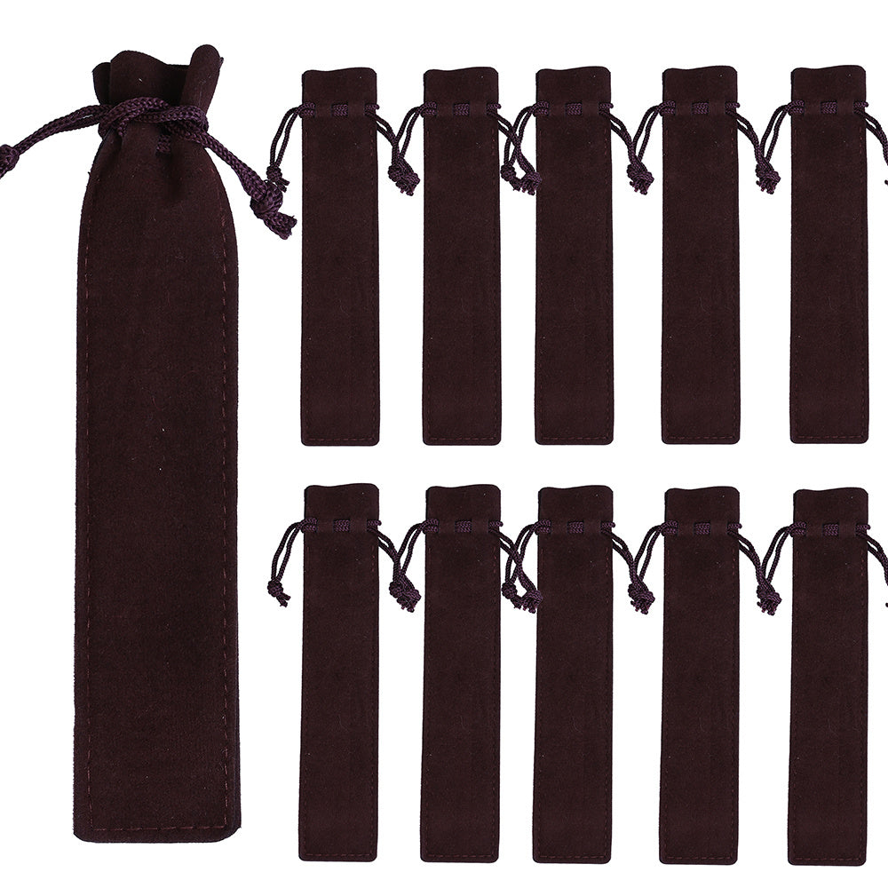 17.5x3.5 cm Flannel Pencil Storage Bags