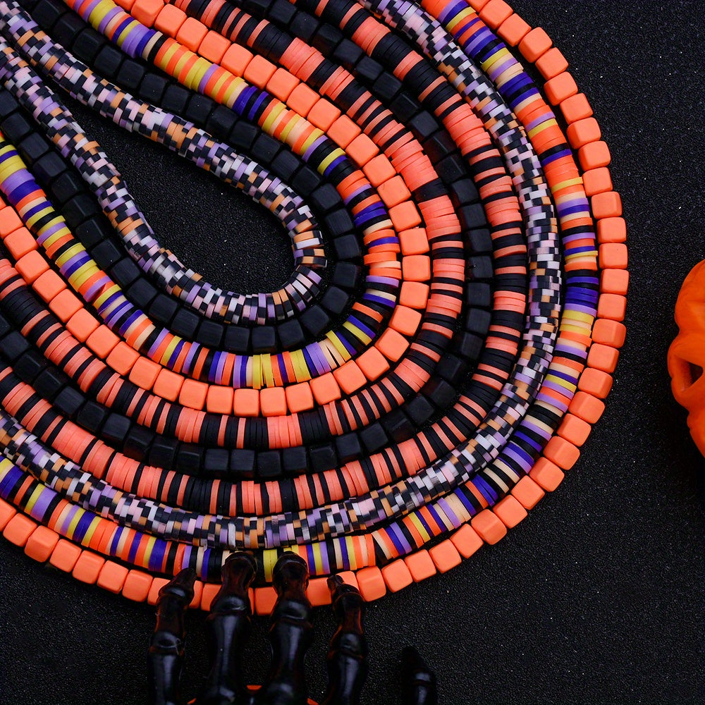 10pcs Halloween Color Clay Beads