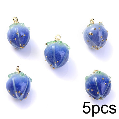 Acrylic Flower Bud Charms