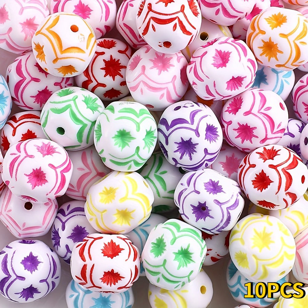 Skull Acrylic Spacer Beads