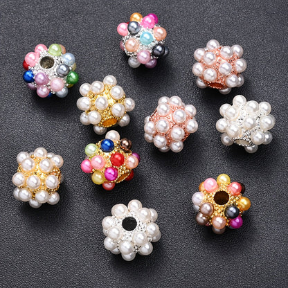 Round Alloy Spacer Beads