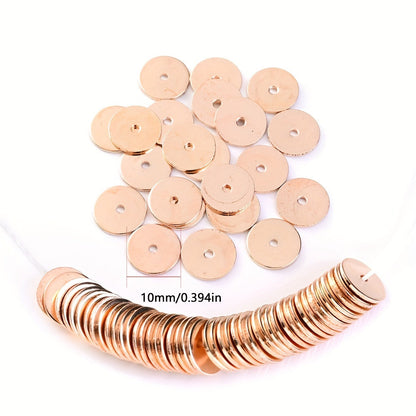 KC Gold Round Spacer Beads